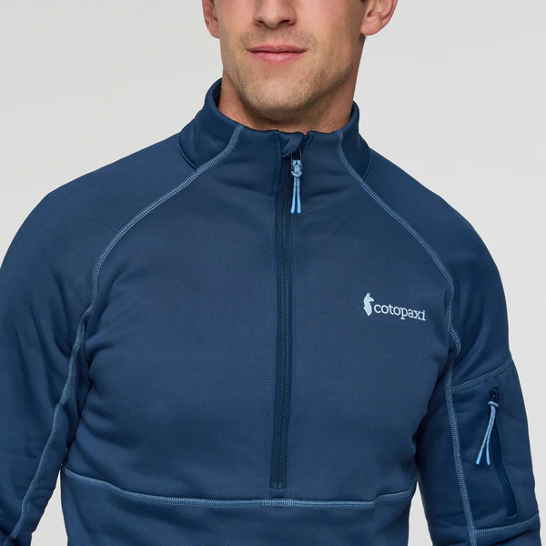 Tempa Fleece Half-Zip Pullover - DEEP SEA - Image 3