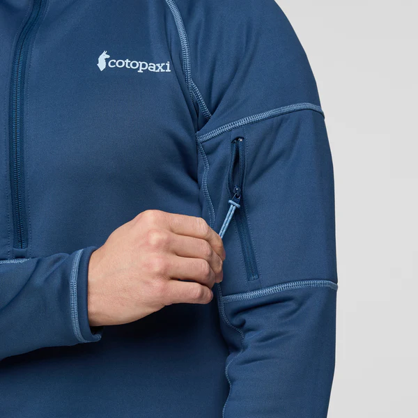 Tempa Fleece Half-Zip Pullover - DEEP SEA - Image 4