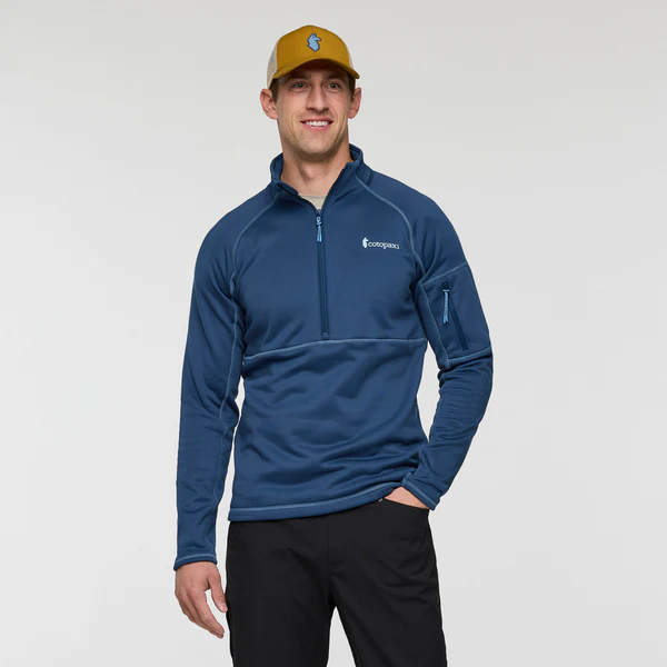 Tempa Fleece Half-Zip Pullover - DEEP SEA - Image 7