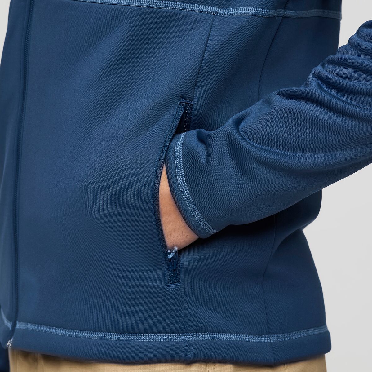 Tempa Fleece Hooded Jacket - DEEP SEA - Image 5