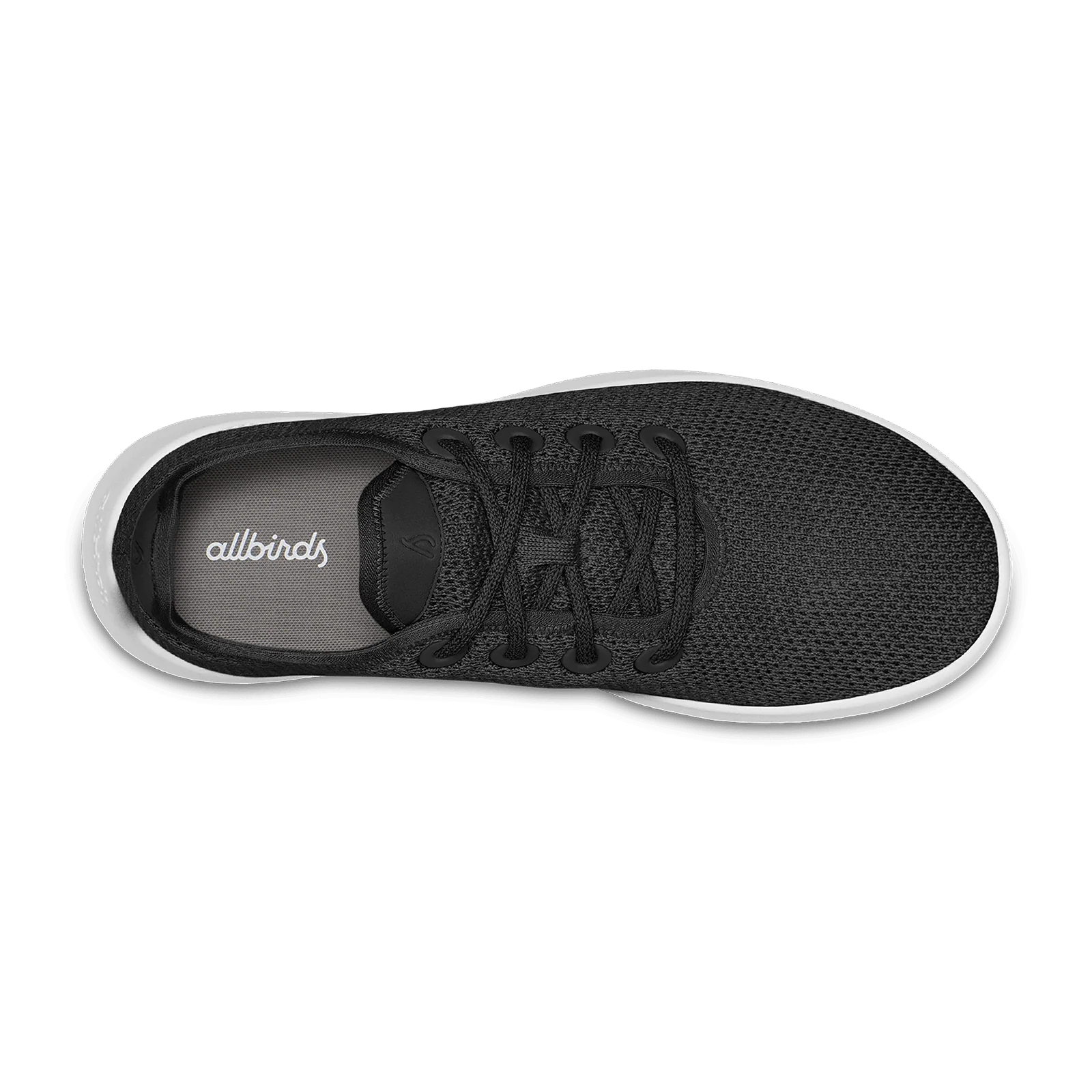 WOMENS TREE RUNNER - JET BLACK (WHITE) - Image 4