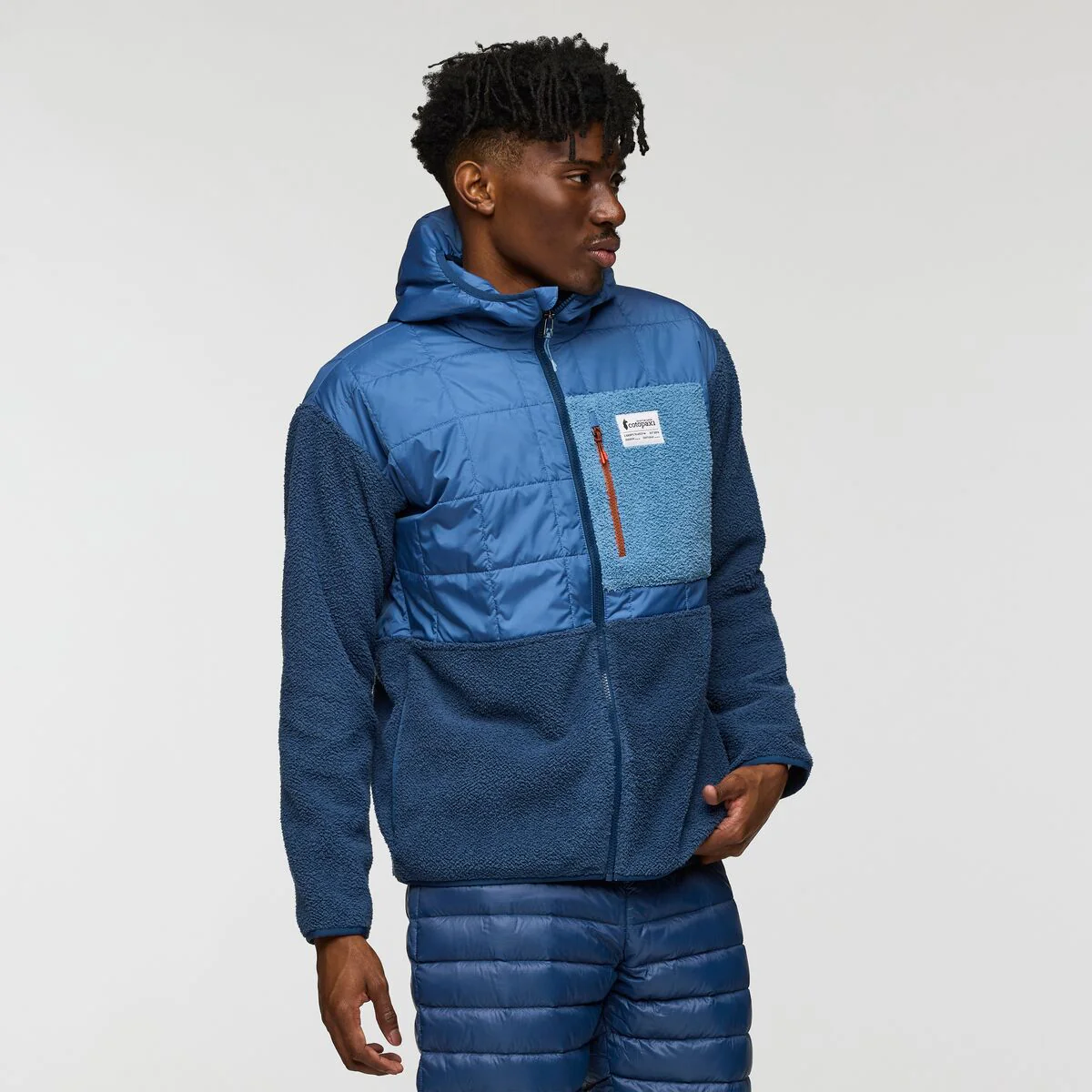 Trico Hybrid Hooded Jacket - DEEP SEA