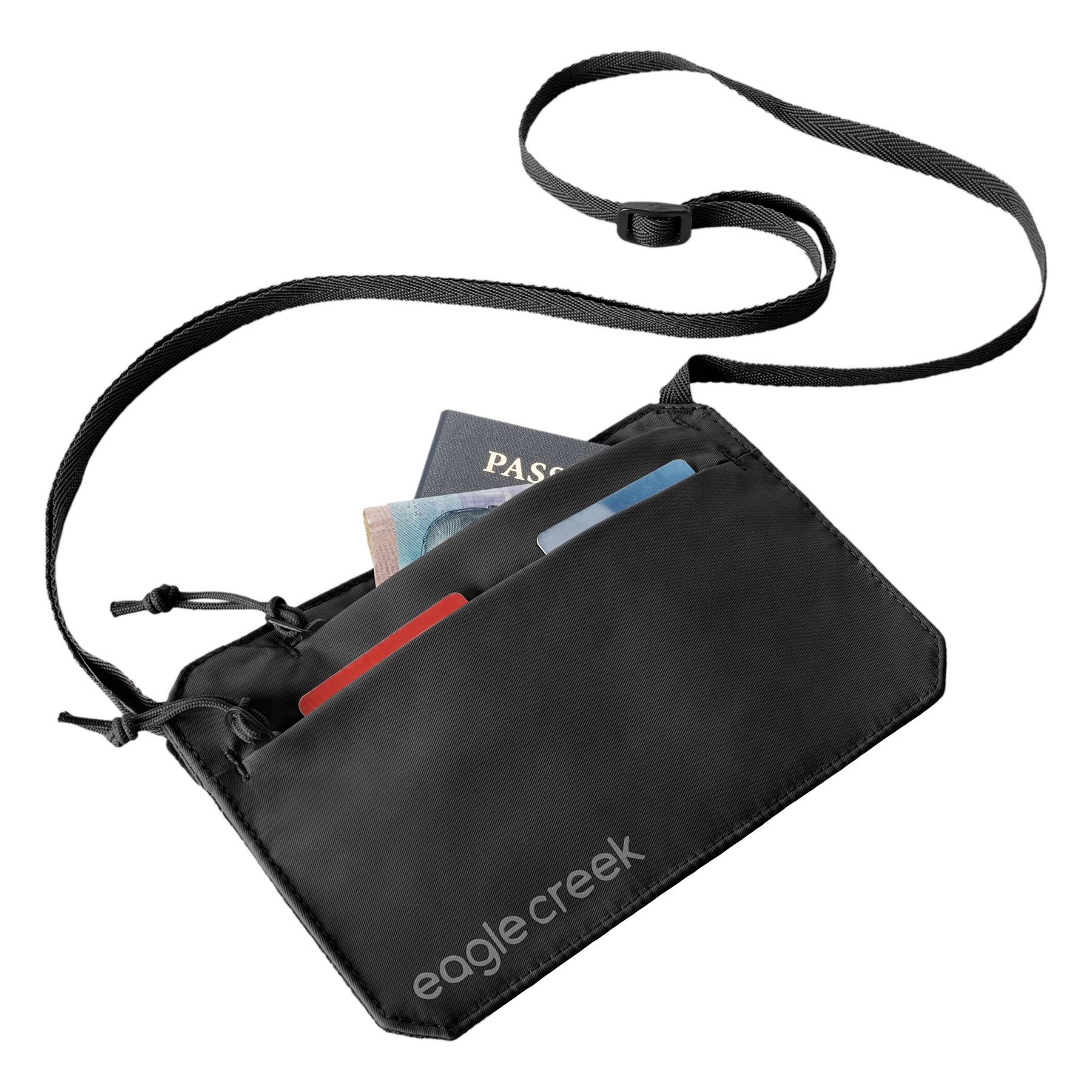 UNDERCOVER RFID NECK WALLET - BLACK - Image 3