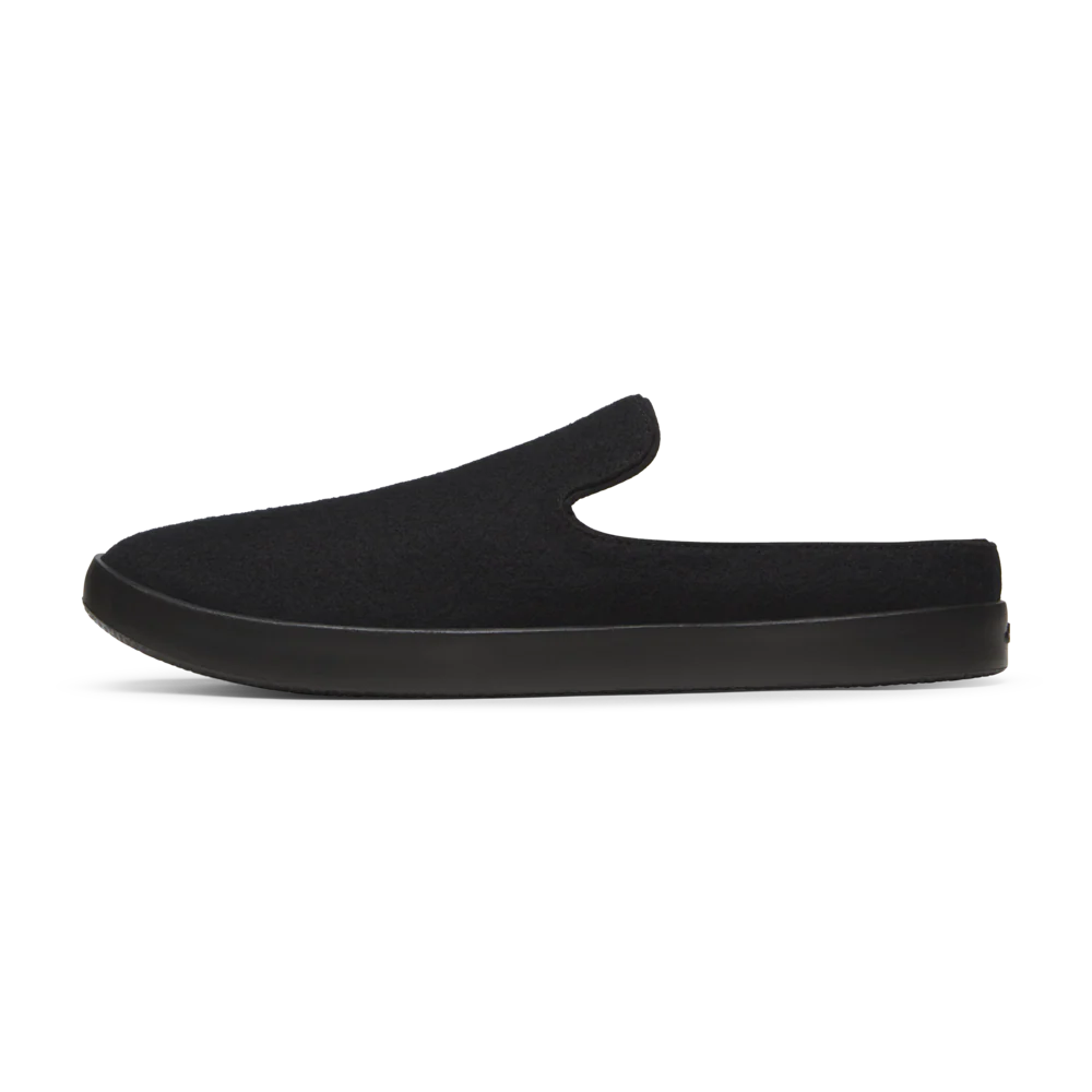 WOMENS WOOL LOUNGER MULE - NTRL BLCK (NTRL BLCK)