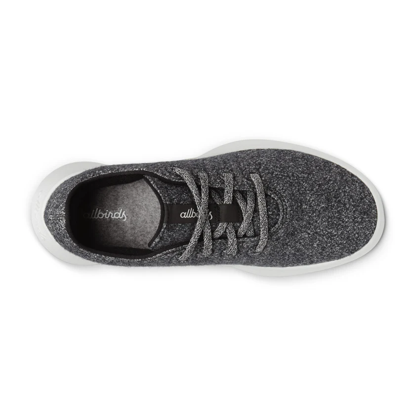 WOMENS WOOL RUNNER 2 - DARK GREY (LIGHT GREY) - Image 3