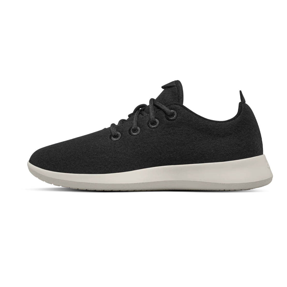 WOMENS WOOL RUNNER - TRUE BLACK (CREAM) - Image 2