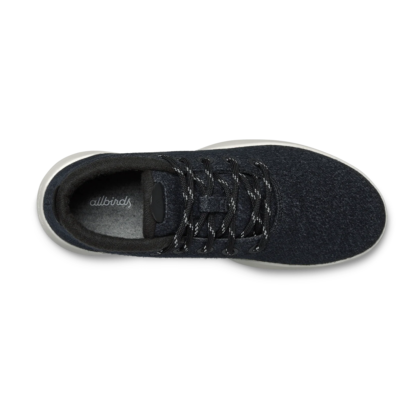 WOMENS WOOL RUNNER-UP MIZZLES - NTRL BLCK (NTRL WHT) - Image 4