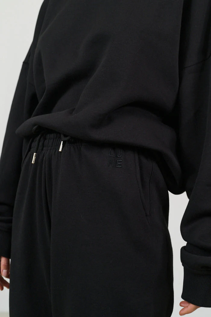 ZANE 100% ORGANIC COTTON JOGGER - BLACK - Image 4